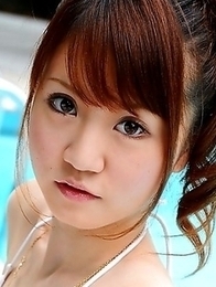 Lovely Japanese babe enjoys posing Lovely Japanese babe enjoys posing