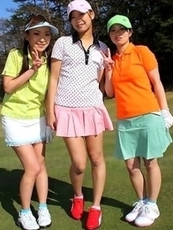 Erika, Nao and Kunimi showing off Erika, Nao and Kunimi showing off