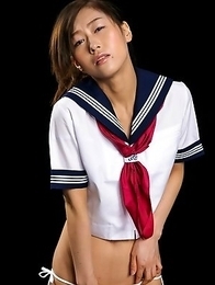 Schoolgirl Reika Yamada is caged and released by her captor only when he feels like fucking her face. Schoolgirl Reika Yamada is caged and released by her captor only when he feels like fucking her face.