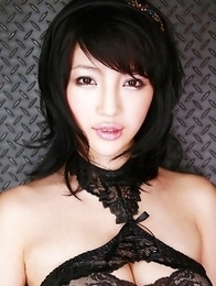 Yuuri Morishita busty in lace lingerie wants to punish men Yuuri Morishita busty in lace lingerie wants to punish men